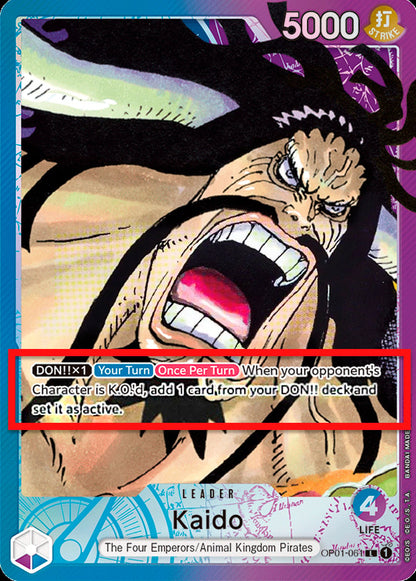 Kaido OP01-061 [ Inglese / Giapponese / Francese / Cinese Semplificato ]