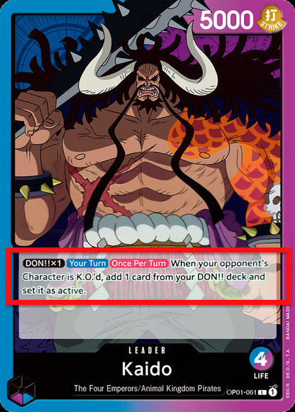 Kaido OP01-061 [ Inglese / Giapponese / Francese / Cinese Semplificato ]