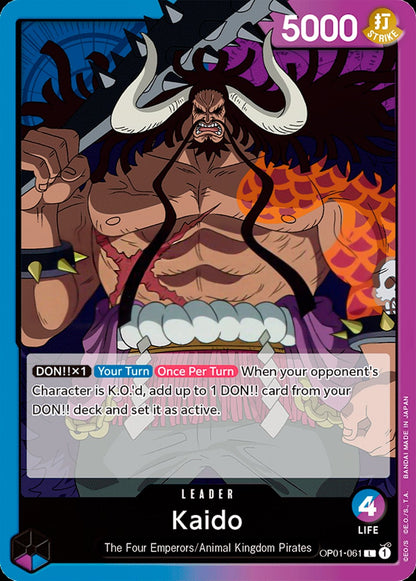 Kaido OP01-061 [ Inglese / Giapponese / Francese / Cinese Semplificato ]