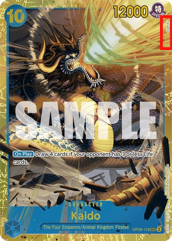 Kaido OP05-118 [ Inglese / Giapponese / Francese / Cinese Semplificato ]