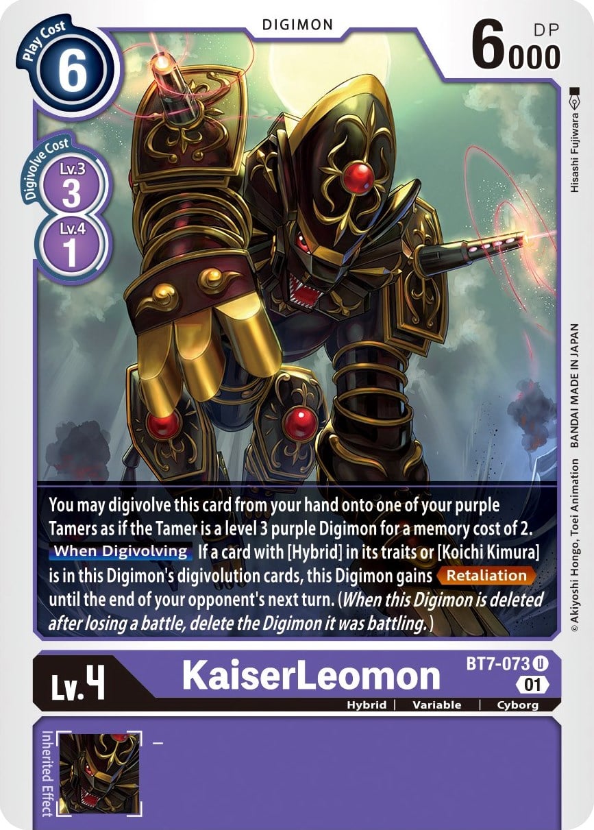 KaiserLeomon BT7-073 [ Inglese / Giapponese ]