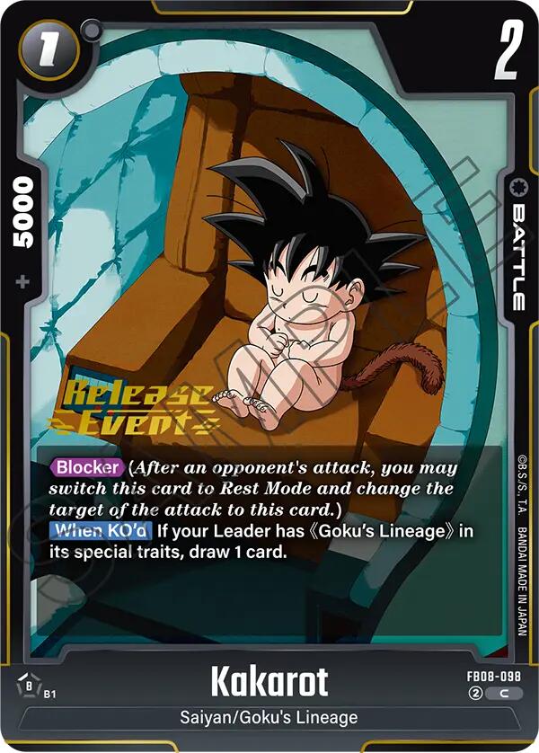 Kakarot FB08-098 [ Inglese / Giapponese ]