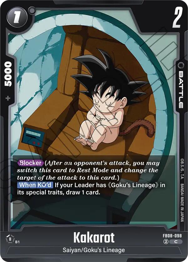 Kakarot FB08-098 [ Inglese / Giapponese ]