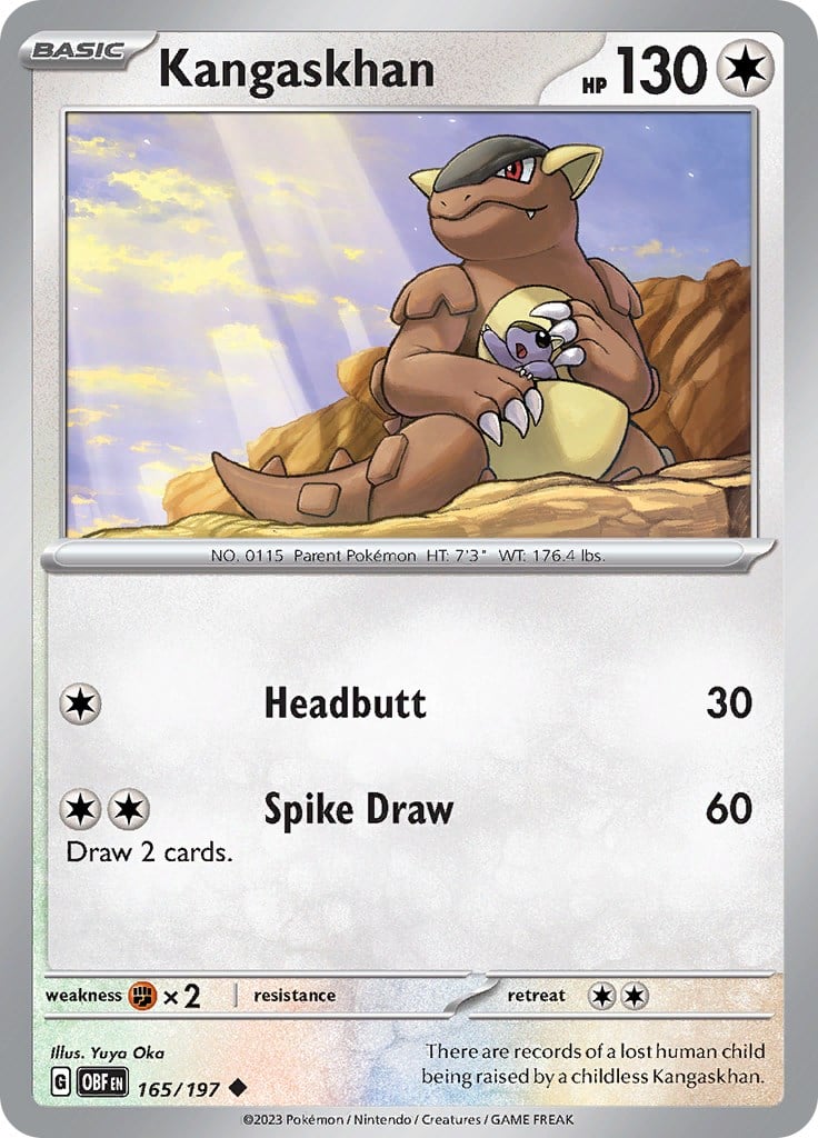 Kangaskhan - Ossidiana Infuocata 165/197 [ Italiano ]