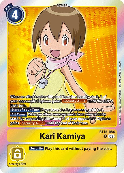 Kari Kamiya BT15-084 [ Inglese / Giapponese ]
