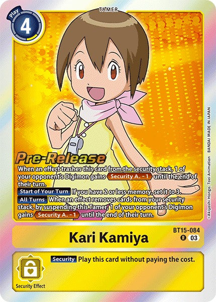 Kari Kamiya BT15-084 [ Inglese / Giapponese ]