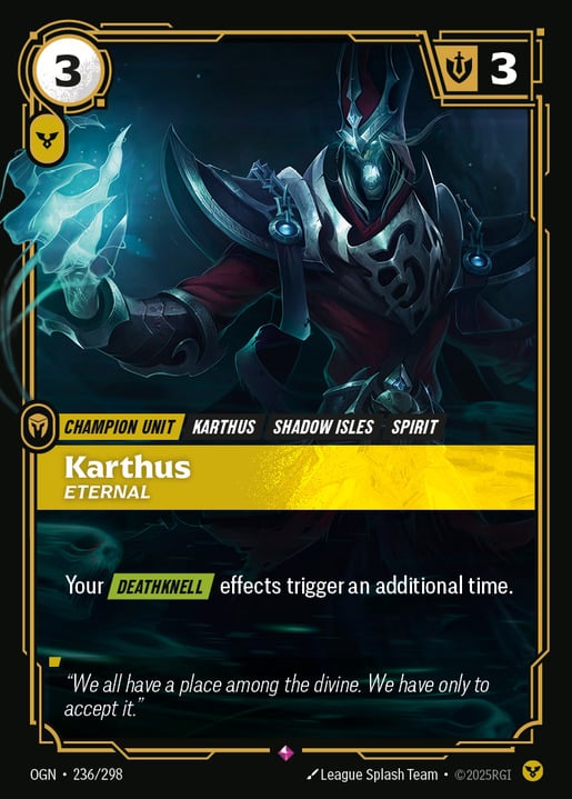 Karthus - Eternal (RARE) [ Inglese / Cinese Semplificato ]