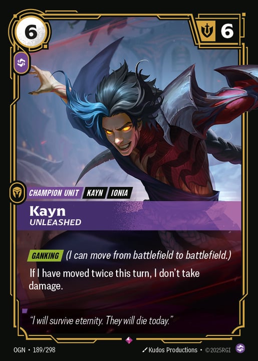 Kayn - Unleashed [ Inglese / Giapponese / Cinese Semplificato ]