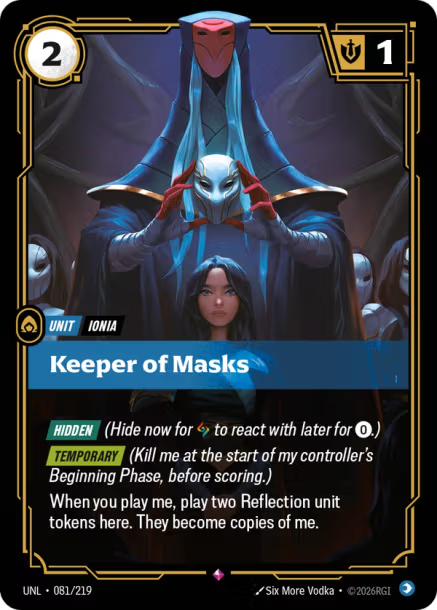 Keeper of Masks (RARE) [ Inglese / Cinese Semplificato ]