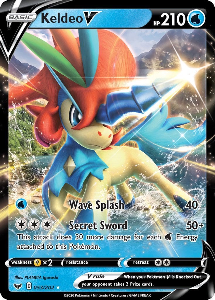 Keldeo V - Spada e Scudo 53/202 [ Italiano / Inglese ]