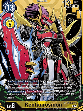 Kentaurosmon BT13-046 [ Inglese / Giapponese ]