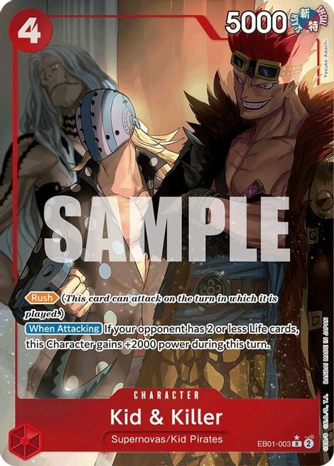 Kid & Killer EB01-003 [ Inglese / Giapponese / Francese / Cinese Semplificato ]