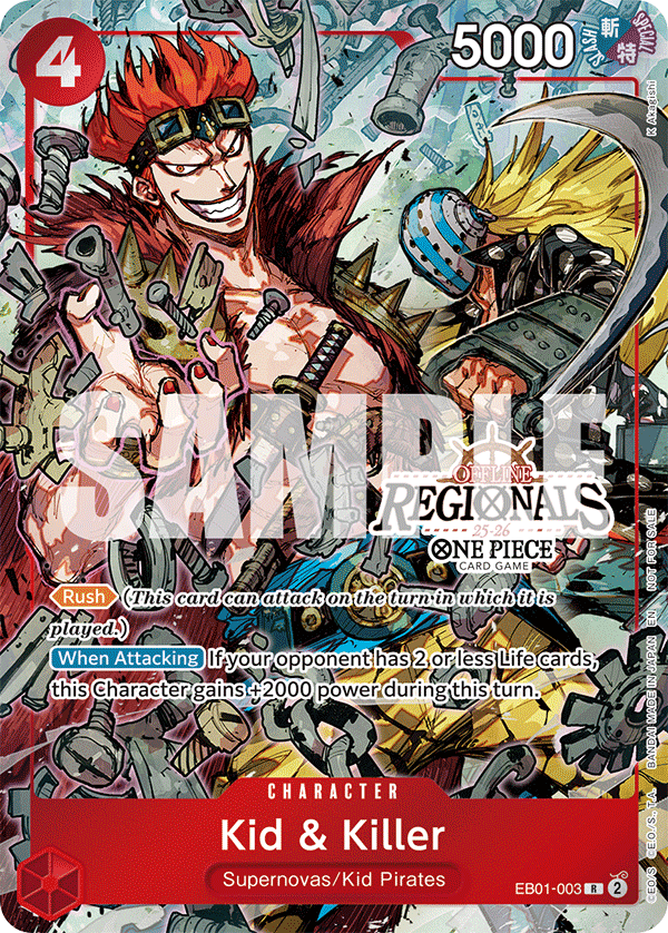 Kid & Killer EB01-003 [ Inglese / Giapponese / Francese / Cinese Semplificato ]