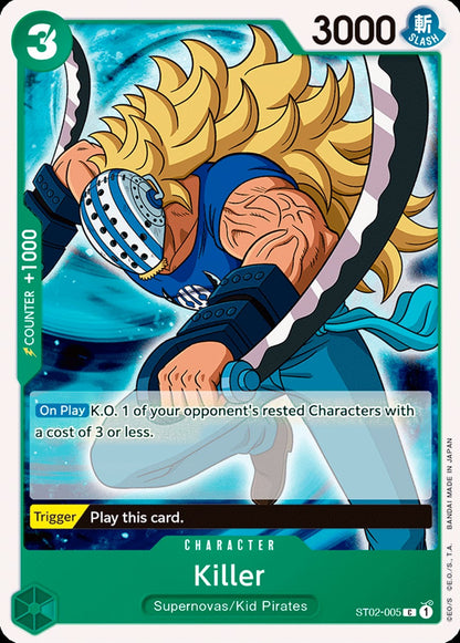 Killer ST02-005 [ Inglese / Giapponese / Francese / Cinese Semplificato ]