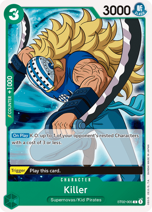 Killer ST02-005 [ Inglese / Giapponese / Francese / Cinese Semplificato ]