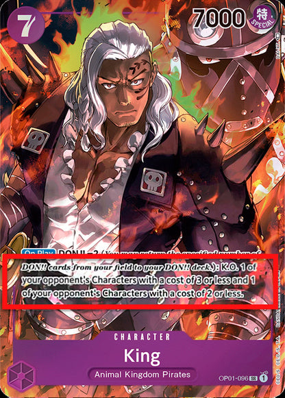 King OP01-096 [ Inglese / Giapponese / Francese / Cinese Semplificato ]