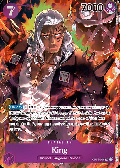 King OP01-096 [ Inglese / Giapponese / Francese / Cinese Semplificato ]