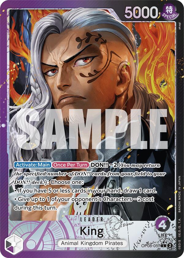 King OP08-057 [ Inglese / Giapponese / Francese / Cinese Semplificato ]