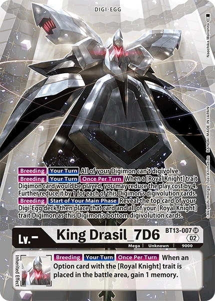 King Drasil_7D6 BT13-007 [ Inglese / Giapponese ]