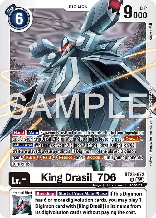 King Drasil_7D6 BT23-072 [ Inglese / Giapponese ]