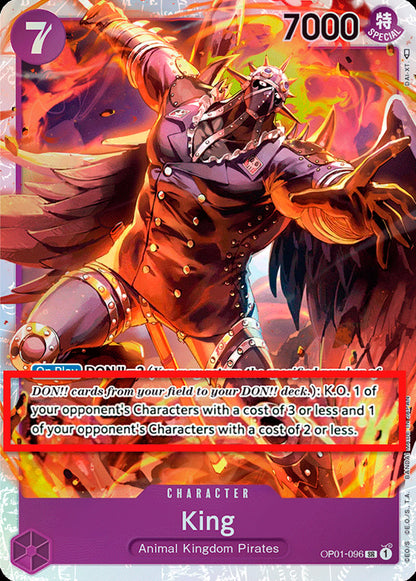 King OP01-096 [ Inglese / Giapponese / Francese / Cinese Semplificato ]