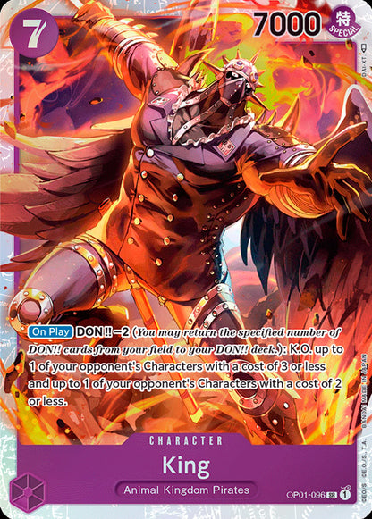King OP01-096 [ Inglese / Giapponese / Francese / Cinese Semplificato ]