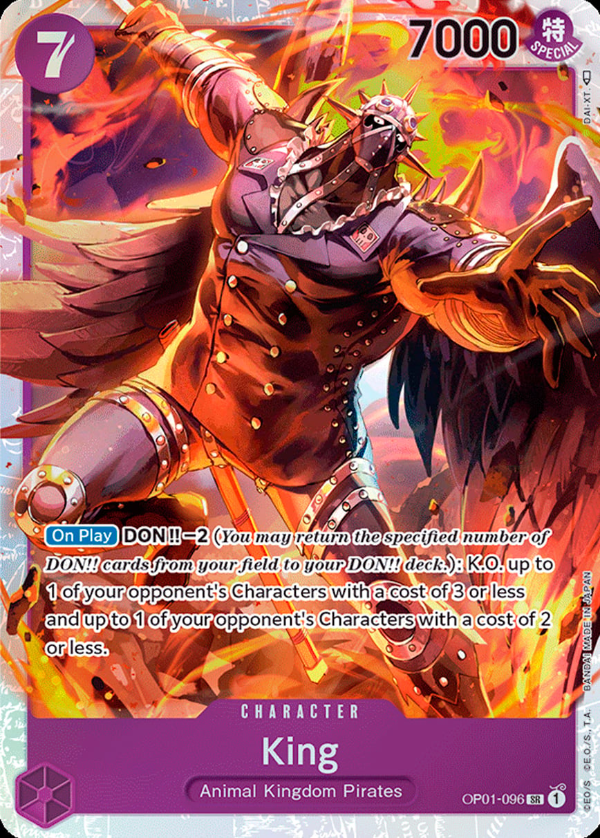 King OP01-096 [ Inglese / Giapponese / Francese / Cinese Semplificato ]