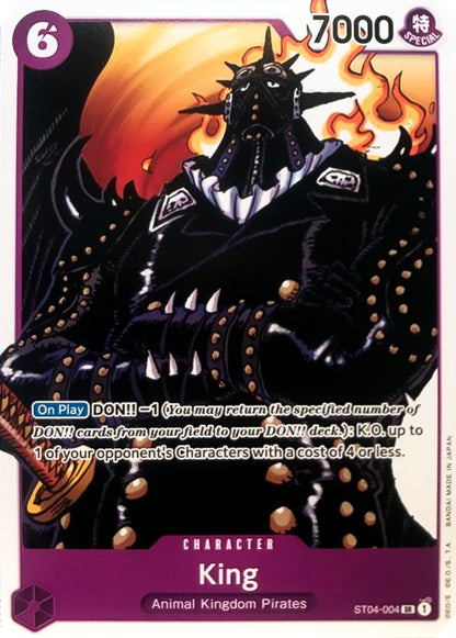 King ST04-004 [ Inglese / Giapponese / Francese / Cinese Semplificato ]