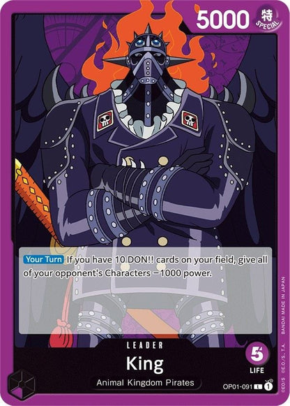 King OP01-091 [ Inglese / Giapponese / Francese / Cinese Semplificato ]