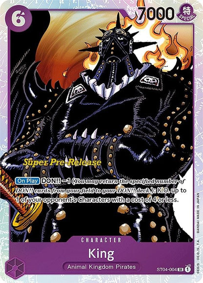 King ST04-004 [ Inglese / Giapponese / Francese / Cinese Semplificato ]