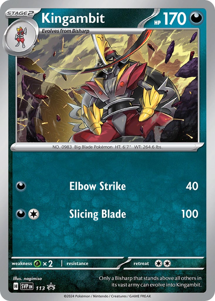 Kingambit - SVP Black Star Promos SVP 113 [ Italiano ]