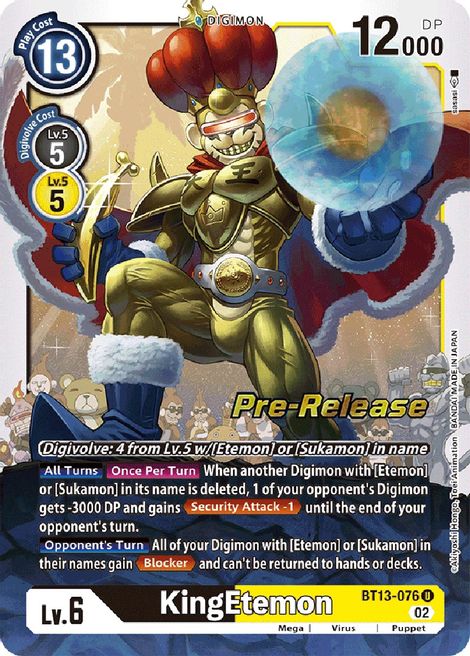 KingEtemon BT13-076 [ Inglese / Giapponese ]