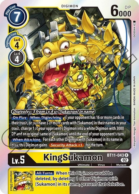 KingSukamon BT11-043 [ Inglese / Giapponese ]