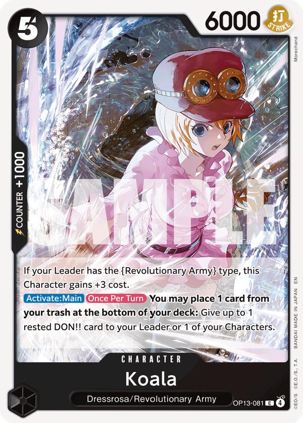 Koala OP13-081 [ Inglese / Giapponese / Francese / Cinese Semplificato ]