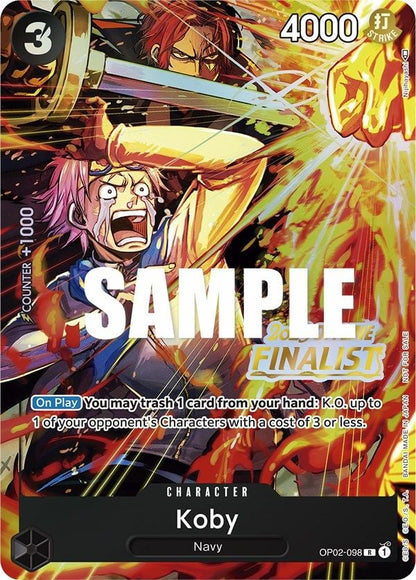 Koby OP02-098 [ Inglese / Giapponese / Francese / Cinese Semplificato ]
