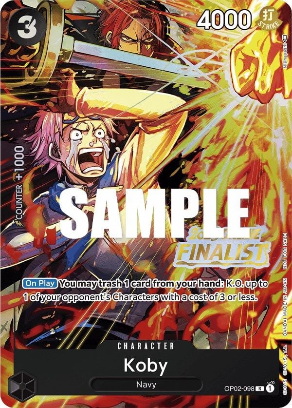 Koby OP02-098 [ Inglese / Giapponese / Francese / Cinese Semplificato ]