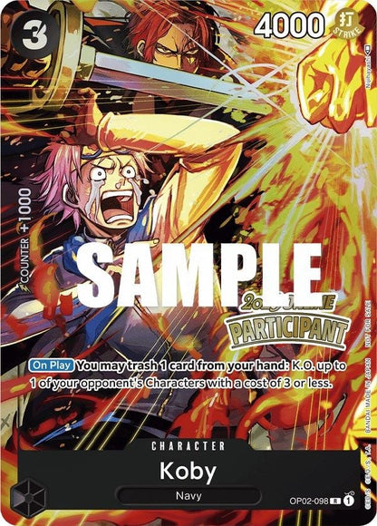 Koby OP02-098 [ Inglese / Giapponese / Francese / Cinese Semplificato ]