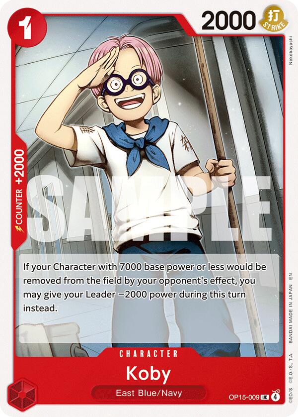 Koby OP15-009 [ Inglese / Giapponese / Francese / Cinese Semplificato ]