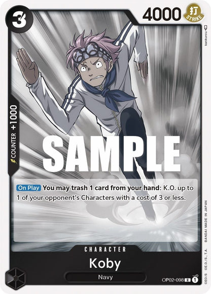 Koby OP02-098 [ Inglese / Giapponese / Francese / Cinese Semplificato ]