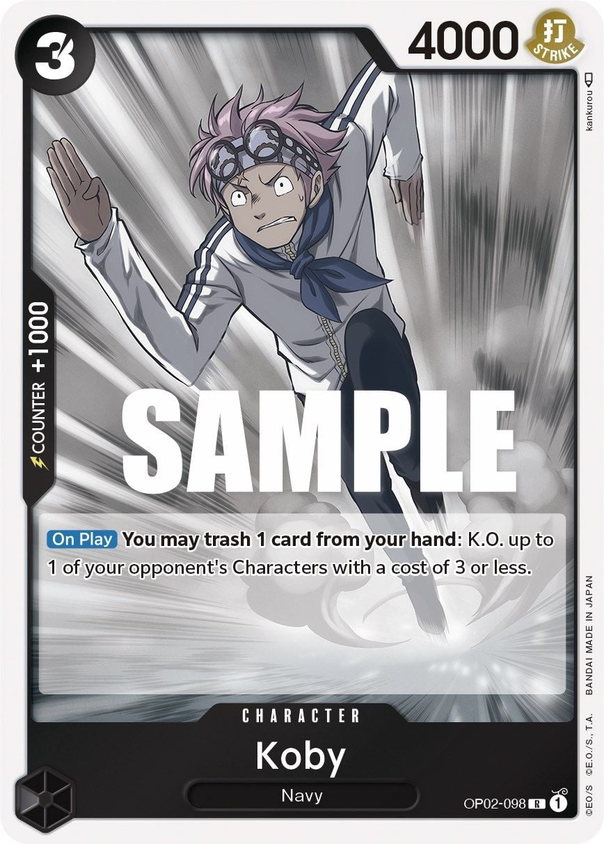 Koby OP02-098 [ Inglese / Giapponese / Francese / Cinese Semplificato ]