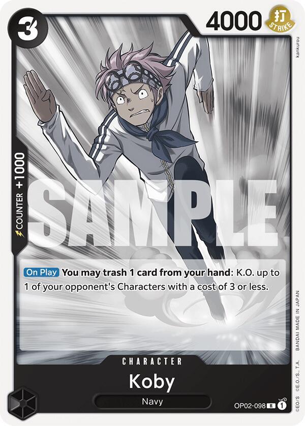 Koby OP02-098 [ Inglese / Giapponese / Francese / Cinese Semplificato ]