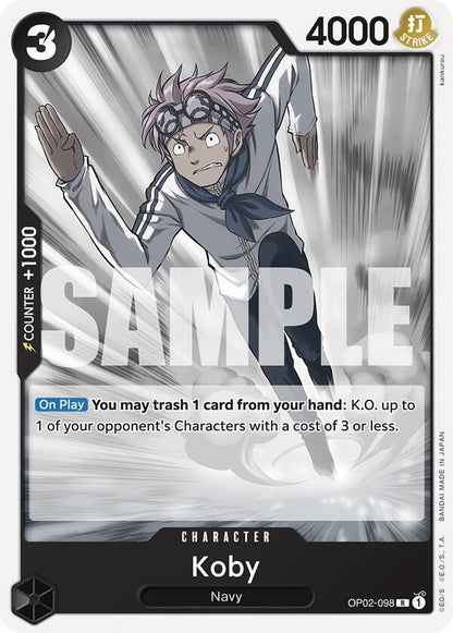 Koby OP02-098 [ Inglese / Giapponese / Francese / Cinese Semplificato ]