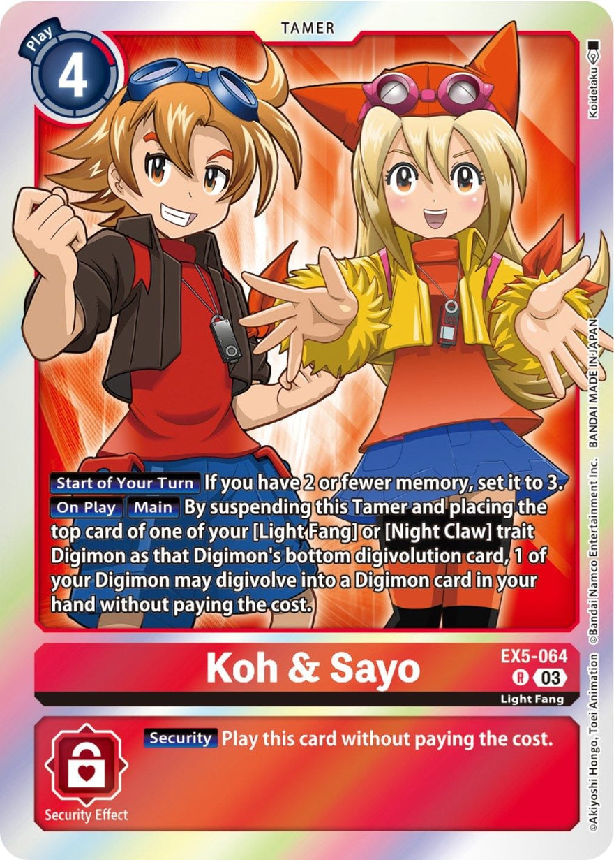 Koh & Sayo EX5-064 [ Inglese / Giapponese ]