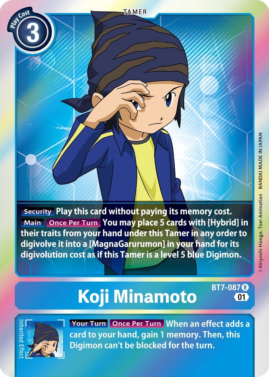 Koji Minamoto BT7-087 [ Inglese / Giapponese ]