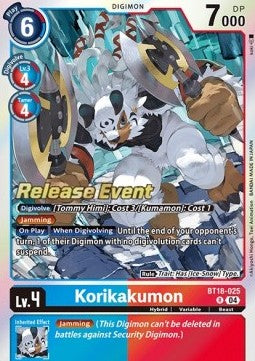 Korikakumon BT18-025 [ Inglese / Giapponese ]