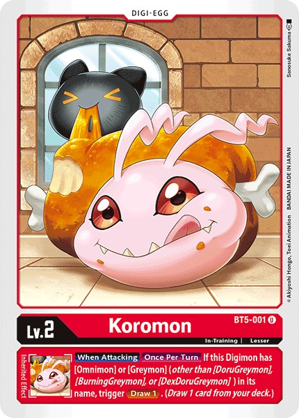 Koromon BT5-001 [ Inglese / Giapponese ]