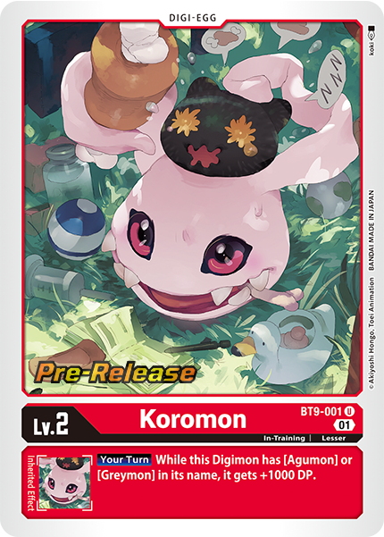 Koromon BT9-001 [ Inglese / Giapponese ]