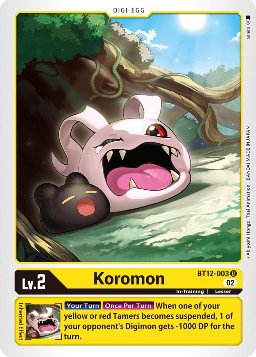 Koromon BT12-003 [ Inglese / Giapponese ]