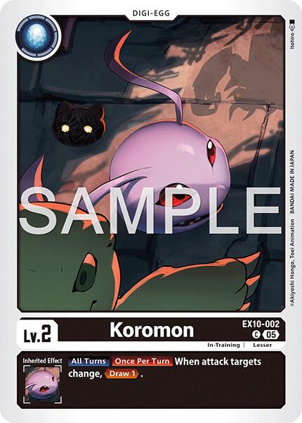 Koromon EX10-002 [ Inglese / Giapponese ]