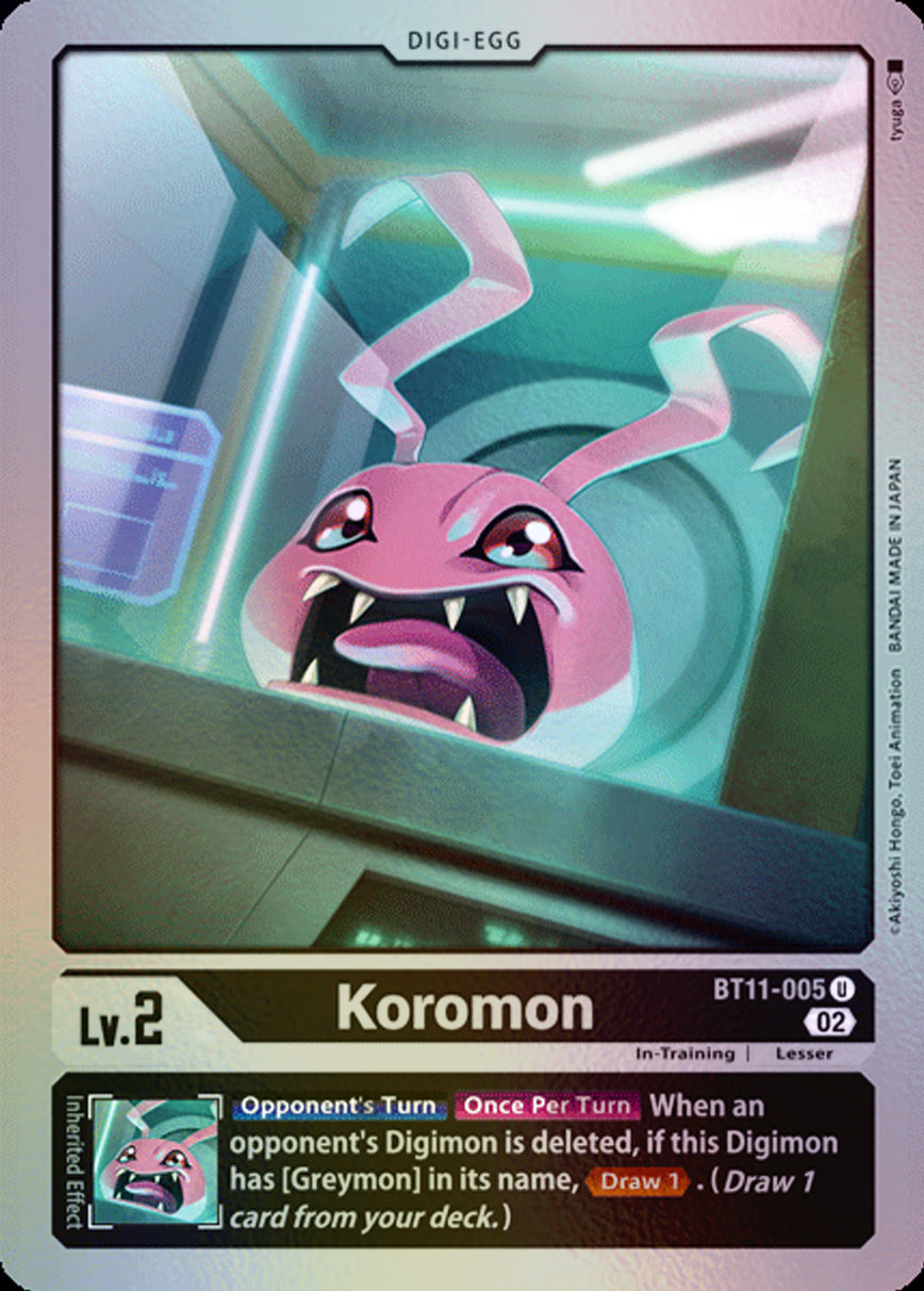 Koromon BT11-005 [ Inglese / Giapponese ]